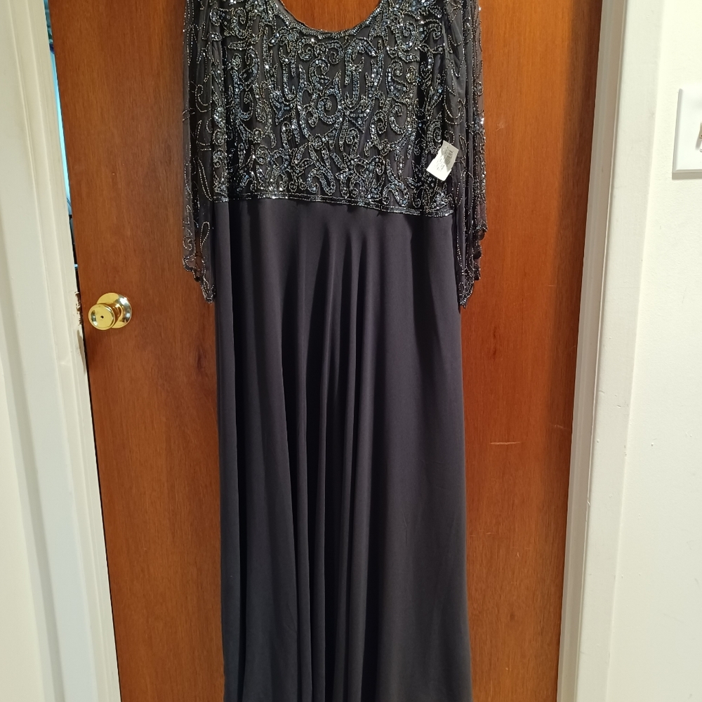 Charcoal Floor Length Dress